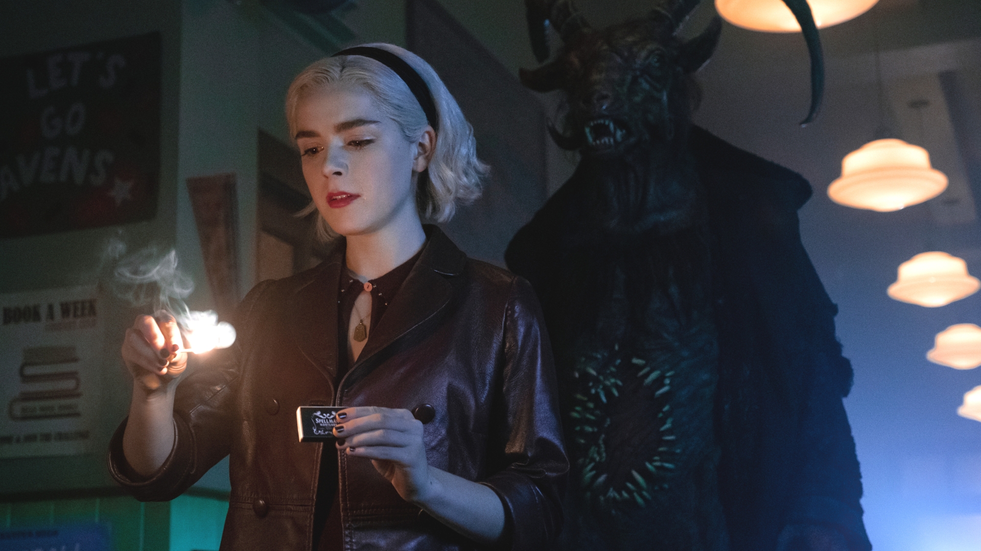 Auch in "Chilling Adventures of Sabrina" gibt es düstere Monster zu sehen