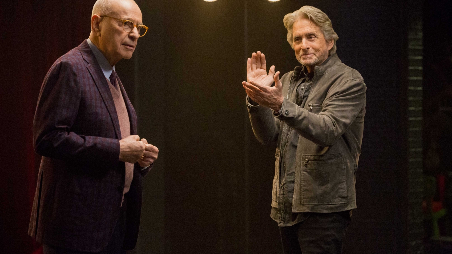 Alan Arkin, Michael Douglas in The Kominsky Method