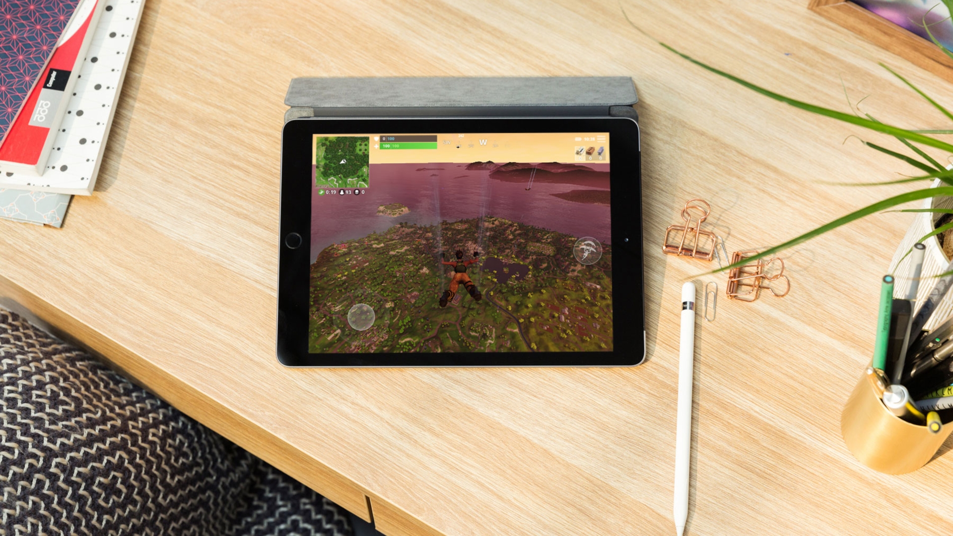 Fortnite auf einem iPad 2018