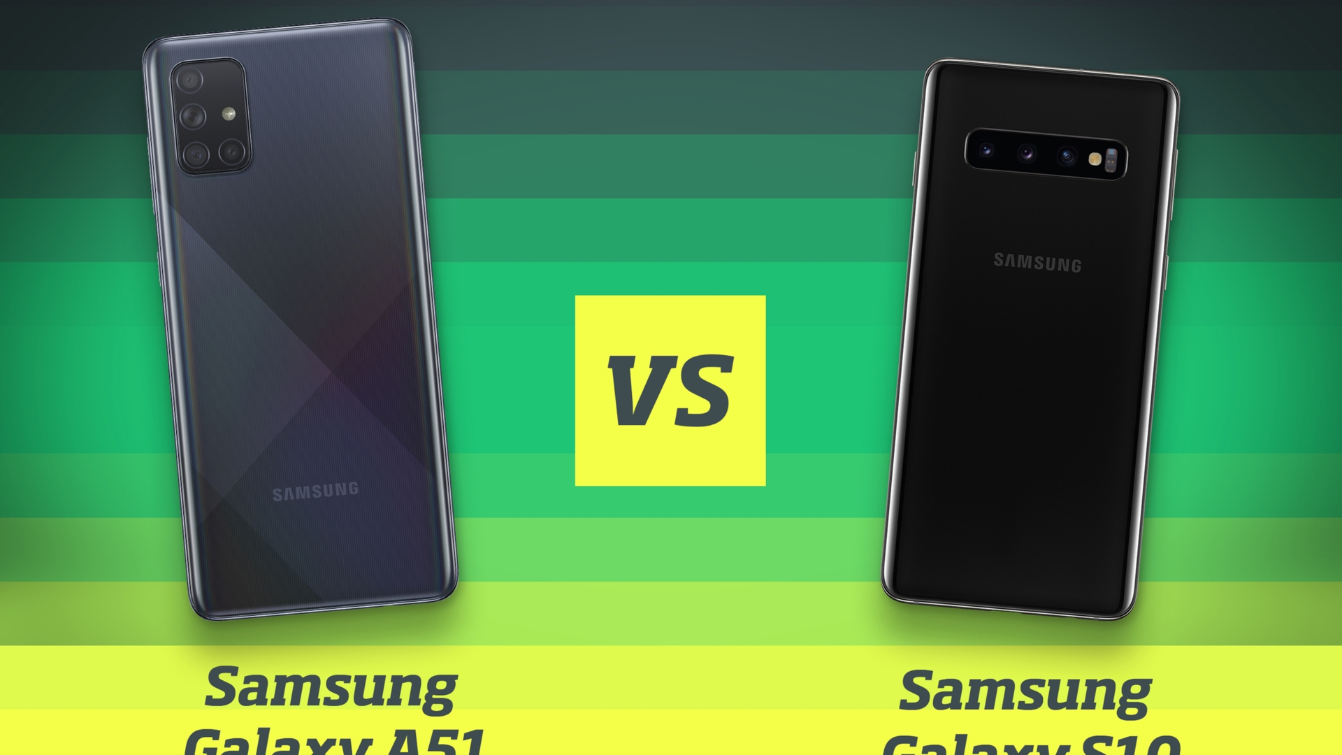 Samsung Galaxy A51 vs. Samsung Galaxy S10