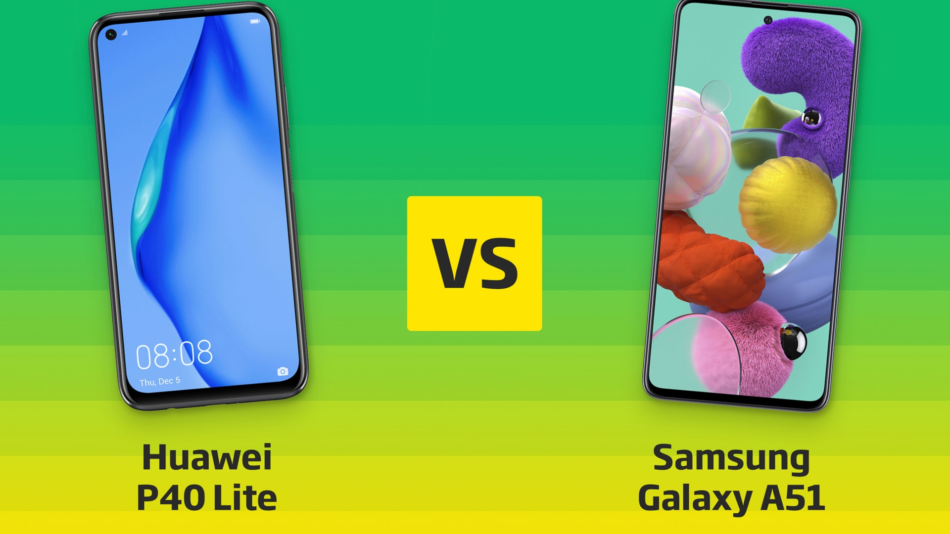 Huawei P40 Lite vs. Samsung Galaxy A51: Vergleich