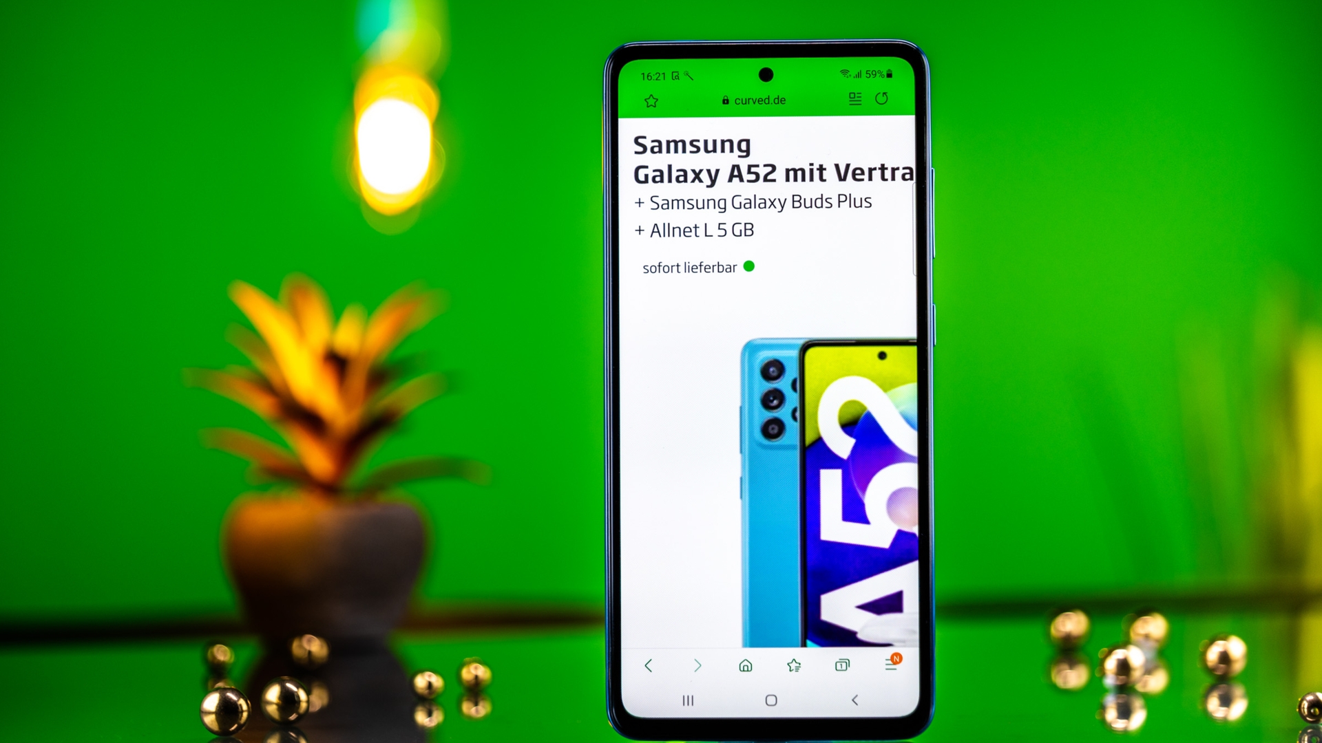 Samsung Galaxy A52 Front