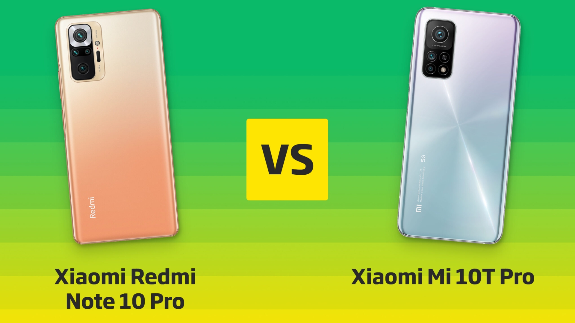 Xiaomi Redmi Note 10 Pro vs Mi 10T Pro Vergleich