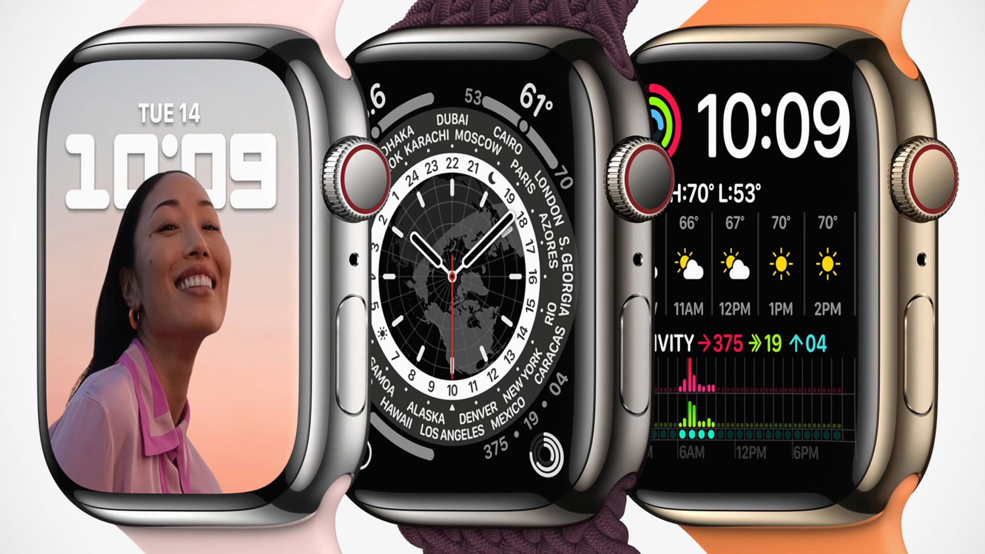 Apple Watch 7 Edelstahl Farben