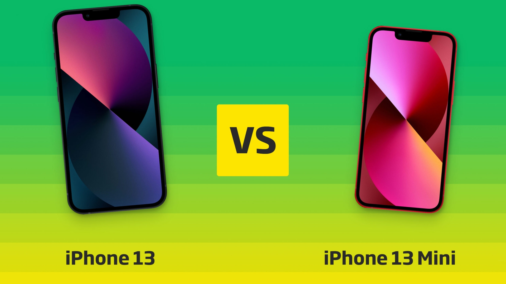 iPhone 13 iPhone vs 13 mini Vergleich