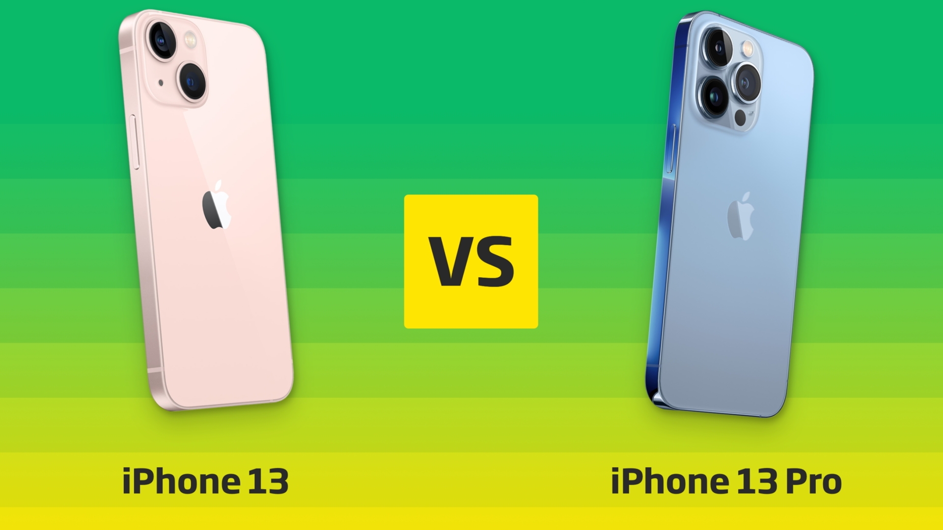 iPhone 13 vs iPhone 13 Pro: Vergleich