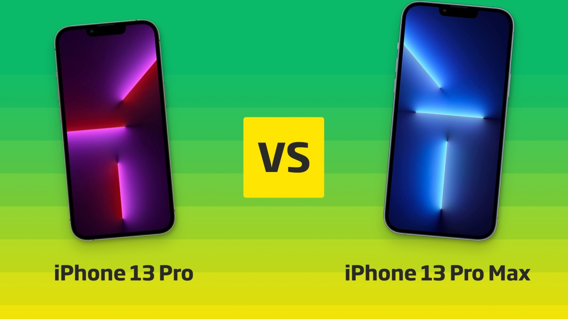 iPhone 13 Pro vs iPhone 13 Pro Max Header