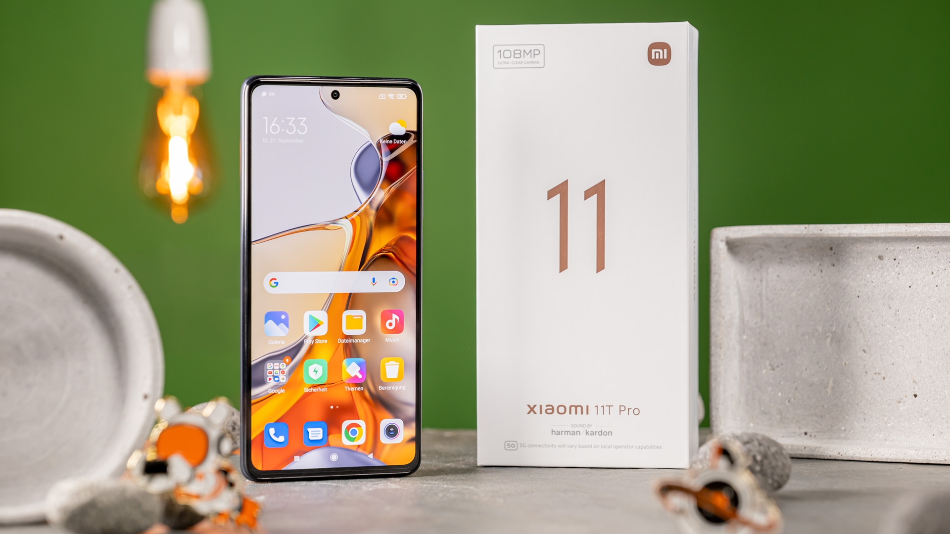 Xiaomi 11T Pro mit Verpackung