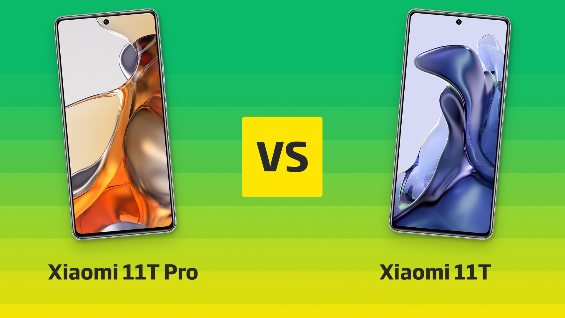 Xiaomi 11T Pro vs Xiaomi 11T