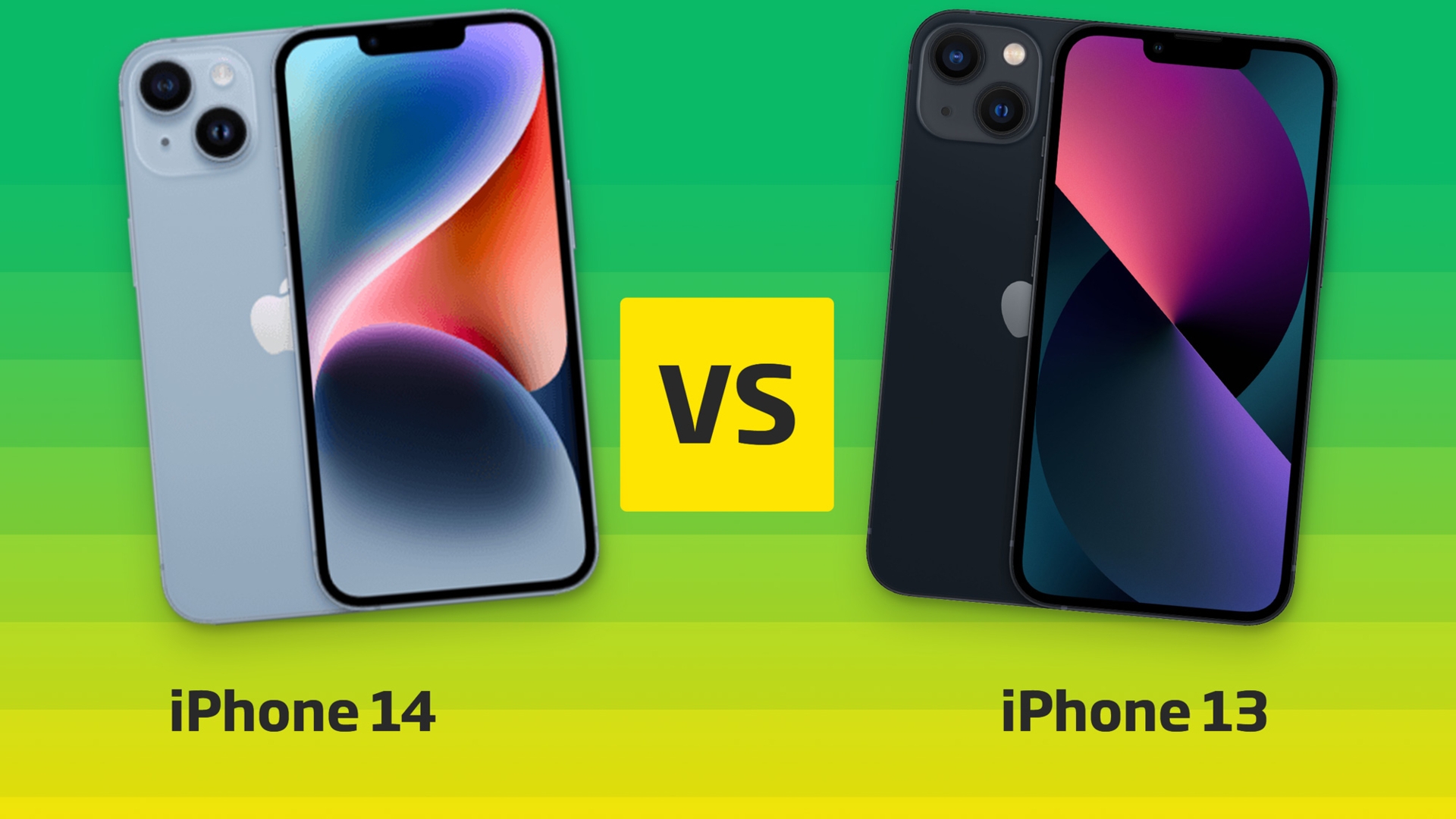 iPhone 14 vs. iPhone 13 Vergleich