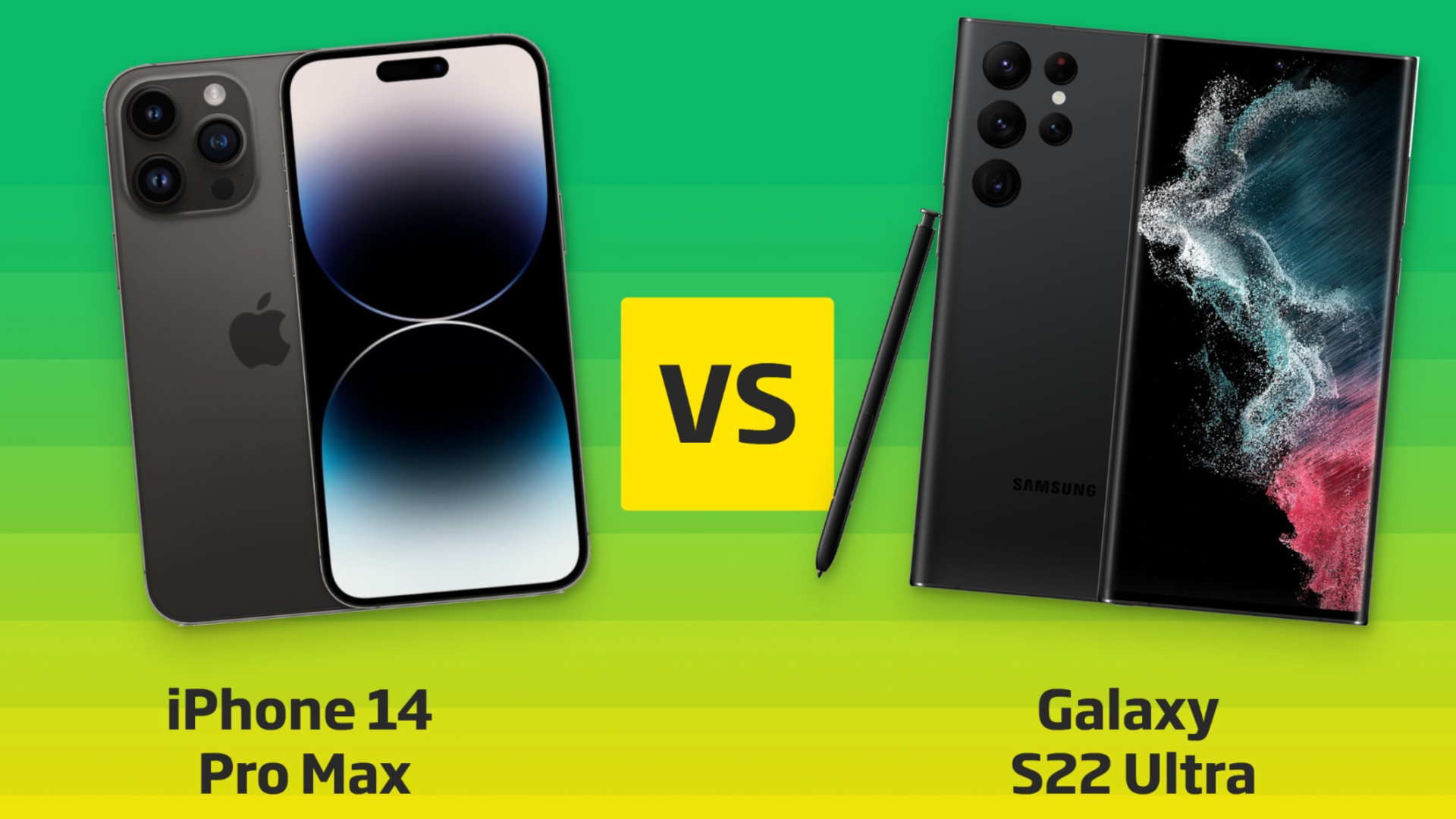 iPhone 14 Pro Max vs. Samsung Galaxy S22 Ultra im Vergleich