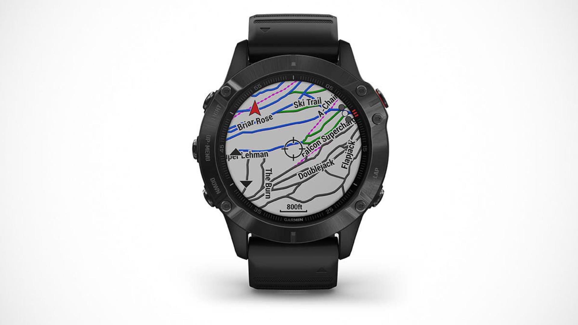 Garmin Fenix 6 Pro vor grauer Hintergrund