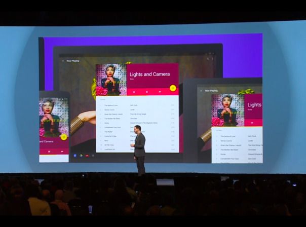 Android L auf der I/O-Keynote