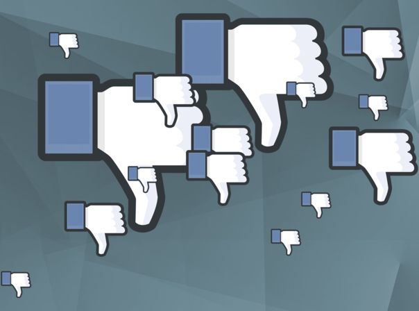 Kein Daumen hoch: Das Social Network war down