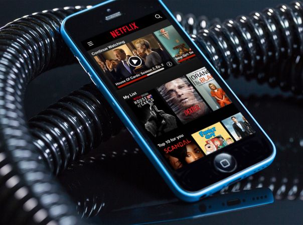 Netflix auf dem Smartphone