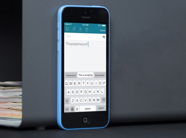 Neu in iOS 8: Die Swiftkey-Option