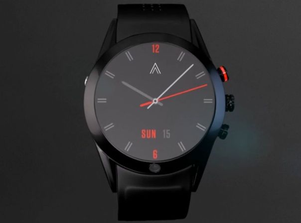 Die Kamera der Arrow-Smartwatch lässt sich um 360 Grad ums Display drehen