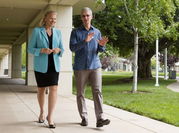 IBMs Ginni Rometty und Tim Cook wollen Enterprise Mobility umkrempeln