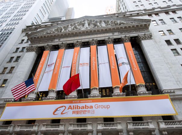 Alibaba bricht ein