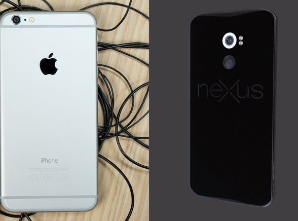 iPhone 6 Plus Nexus 6