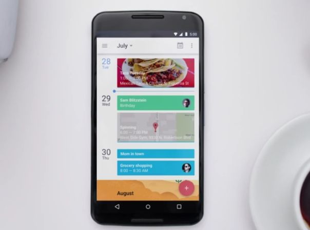 Google hat seiner neuen Kalender-App ein eigenes Video gewidmet