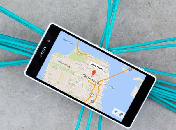 Google Maps zeigt Karte von San Francisco