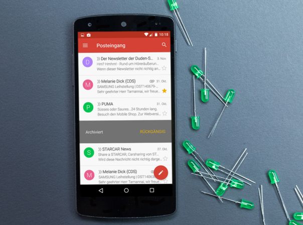 Lollipop Gmail