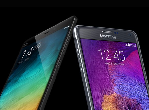 Xiaomi Mi Note, Samsung Galaxy Note 4