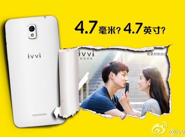 Das neue Smartphone der Coolpad-Marke Ivvi soll nur 4,7 mm dünn sein