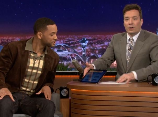 Will Smith, Jimmy Fallon, ein iPad und Loopy: Jam-Session in der Tonight Show