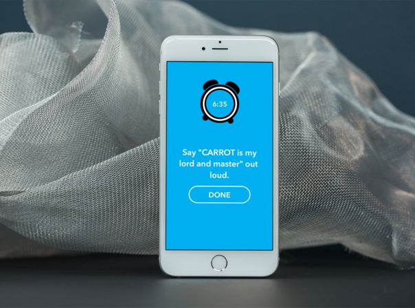 Carrot Alarm holt Euch mit einer Mischung aus Motivation, Beleidigung und Aufgaben aus dem Bett.