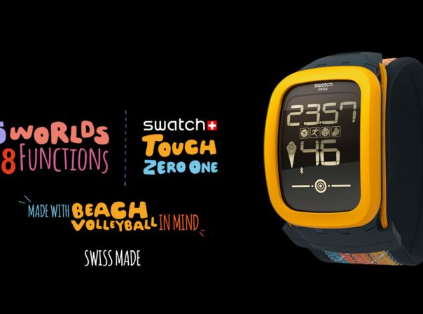 Die Swatch Touch Zero One soll im Gegensatz zu richtigen Smartwatches eine lange Batterielaufzeit haben.