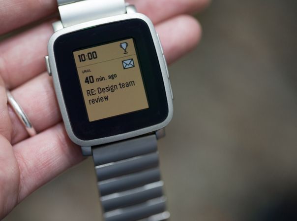 Pebble Time Steel