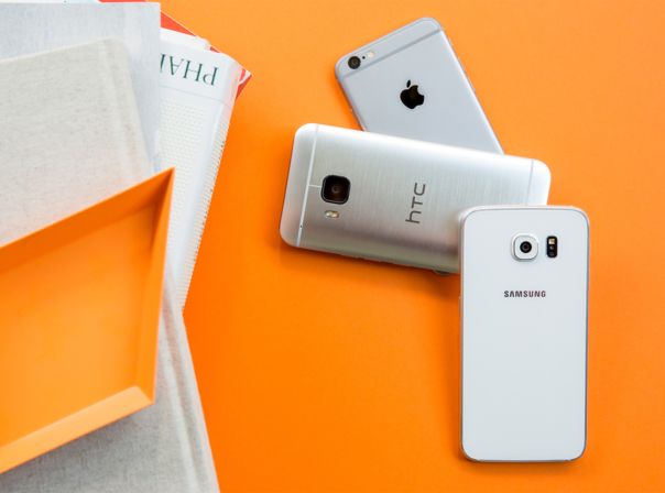 Samsung Galaxy S6 - HTC One M9 - iPhone 6