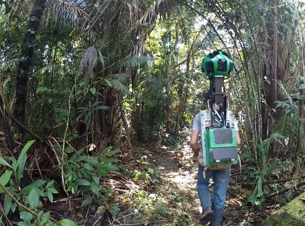 Mithilfe der Trekker-Kameras sind viele Bilder des Amazons für Google Street View entstanden