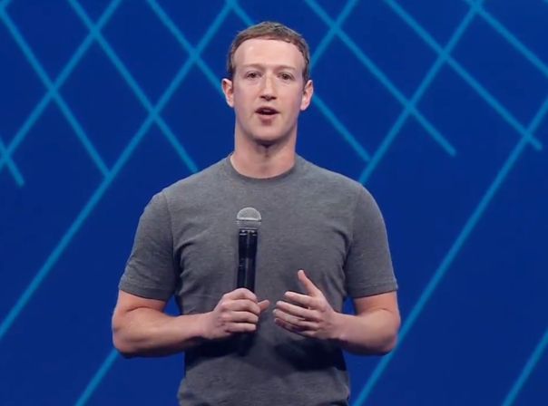 Mark Zuckerberg auf der F8