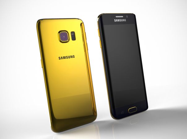 Gold Samsung Galaxy S6 and S6 Edge