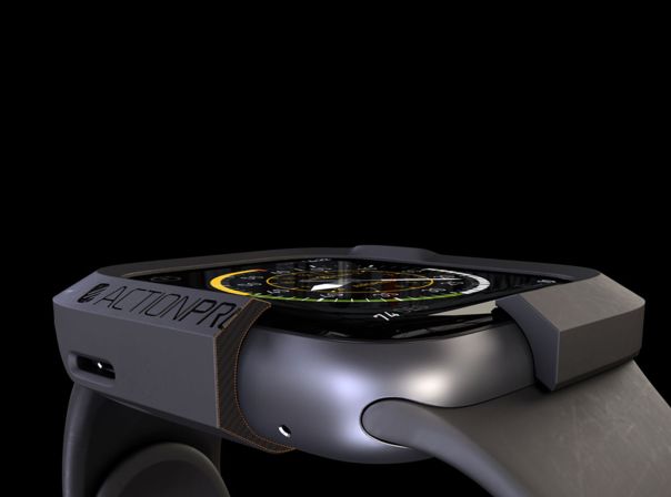 The Bumper von Actionproof umgibt die Apple Watch mit einem schützenden Gehäuse aus Gummi.