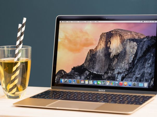 Apple MacBook: 12 Zoll im goldfarbenen Alukleid