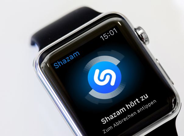 Shazam zeigt die Ergebnisse der Musiksuche auf der Apple Watch an.