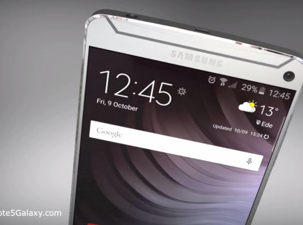 Das Samsung Galaxy Note 5-Konzept funkelt wie ein Galaxy S6