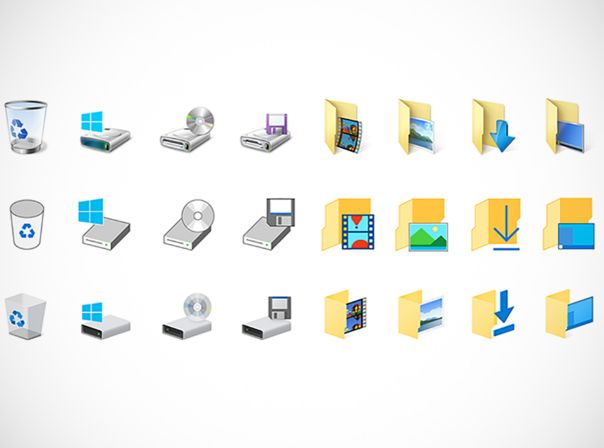 Windows 10 erhält neue Icons