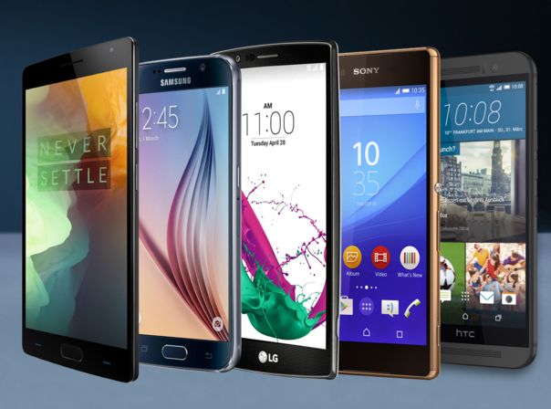 OnePlus 2, Galaxy S6, LG G4, Xperia Z3+ und HTC One M9 im Vergleich