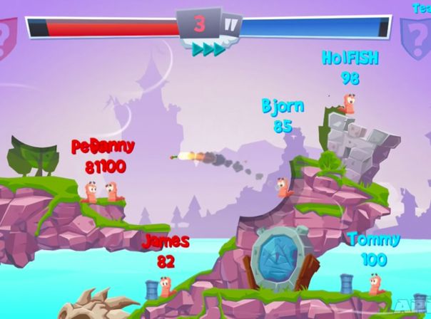 Worms 4 mobile