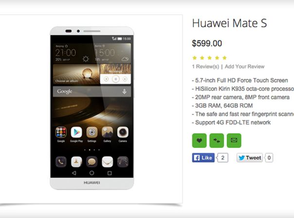 Huawei Mate S