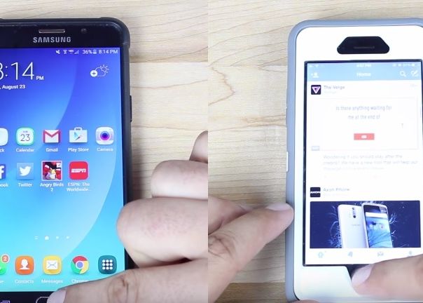 Galaxy Note 5 vs. iPhone 6