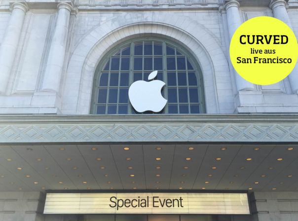 Apple lädt zur Keynote und CURVED ist live vor Ort.