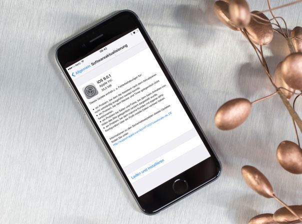iOS 9 Beta 2 Softwareaktualisierung