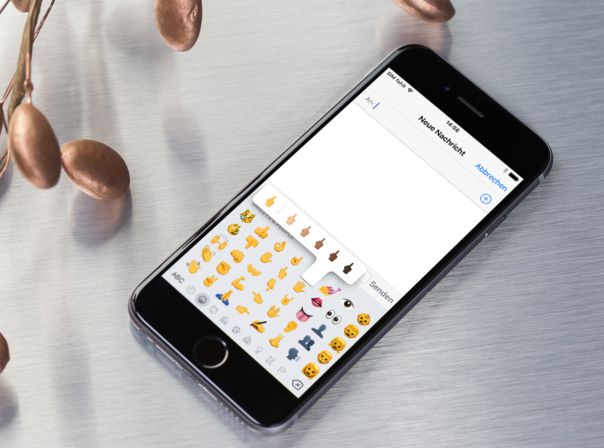 iOS 9.1: Jetzt mit Stinkefinger-Emojis in der Tastatur.