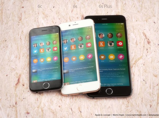 iPhone 6s 6c concept